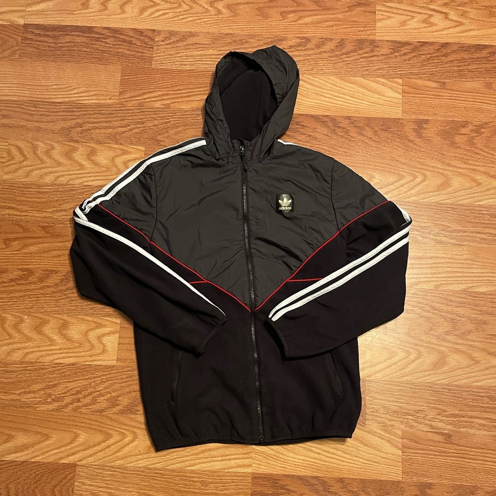 Adidas Zip Up Fleece Hoodie